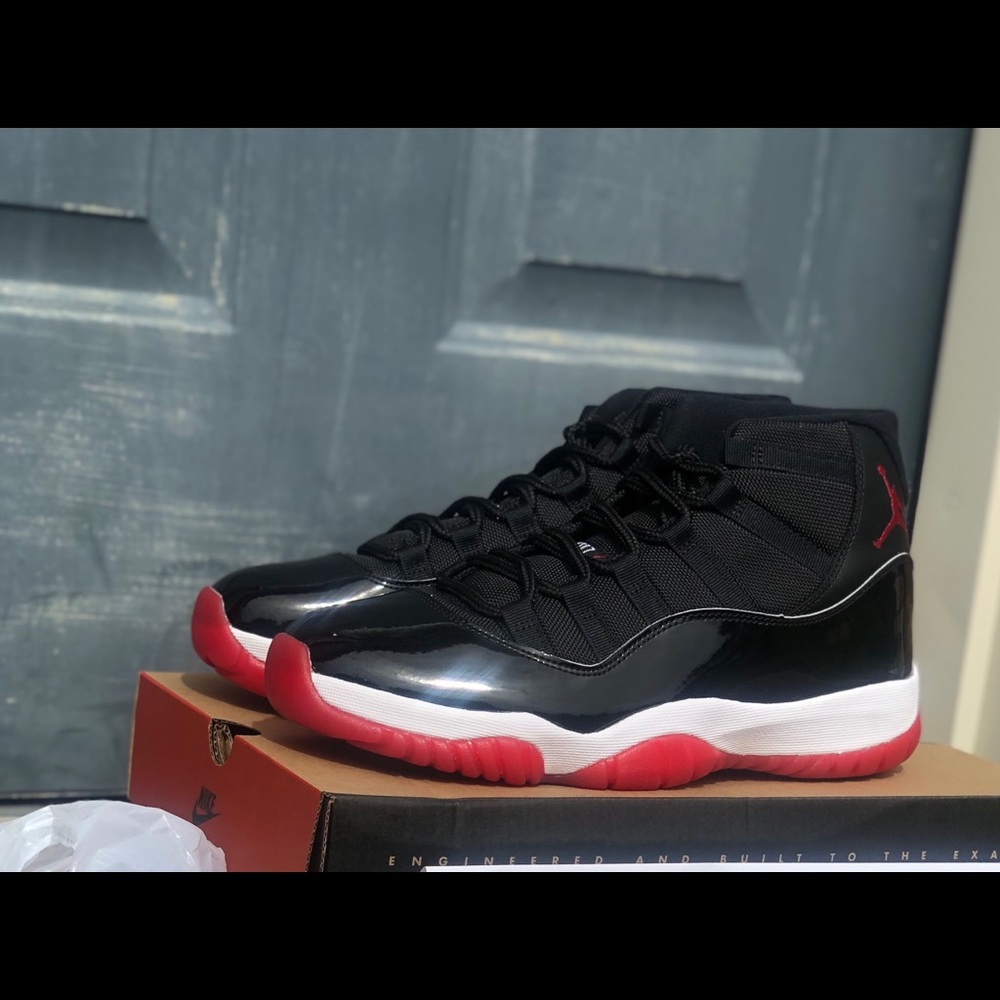 Nike Air Jordan Retro XI 11 BRED 2019 W/ Receipt - Picture 5 of 7